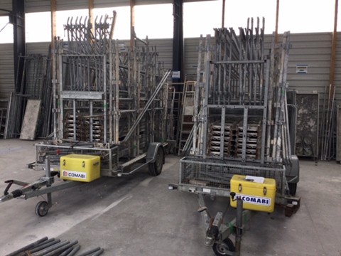 LOT COMABI R200 + 2 remorques