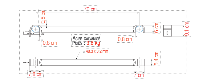 TRAVERSE COUPE MAILLE