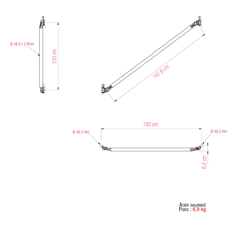 DIAGONALE GARDE-CORPS