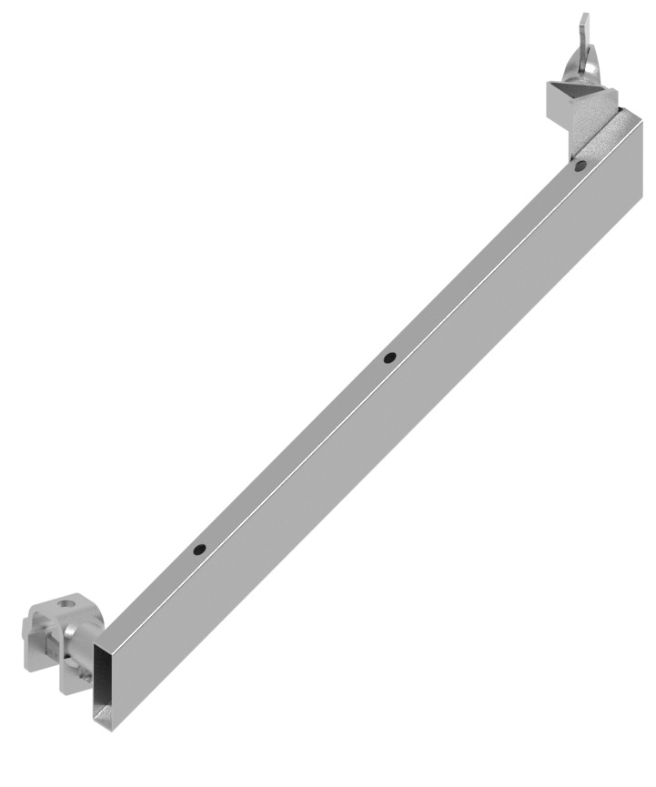 KLG3 - Limon gauche pour escalier public 3 marches 