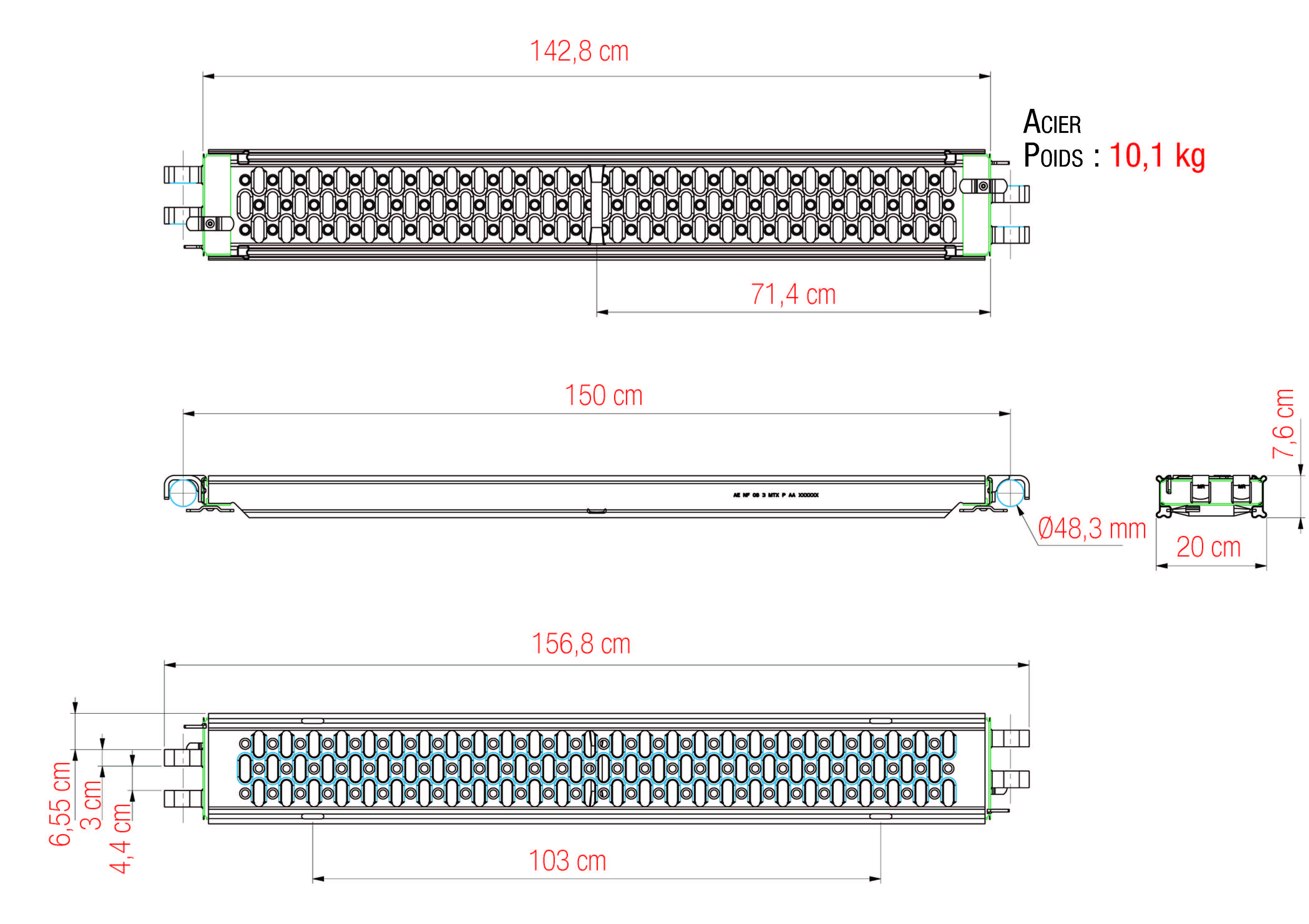 PLANCHER ACIER 200