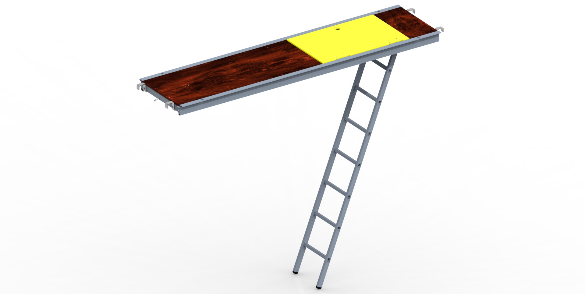 PLANCHER ALU TRAPPE 600 AVEC ECHELLE TOUTALU