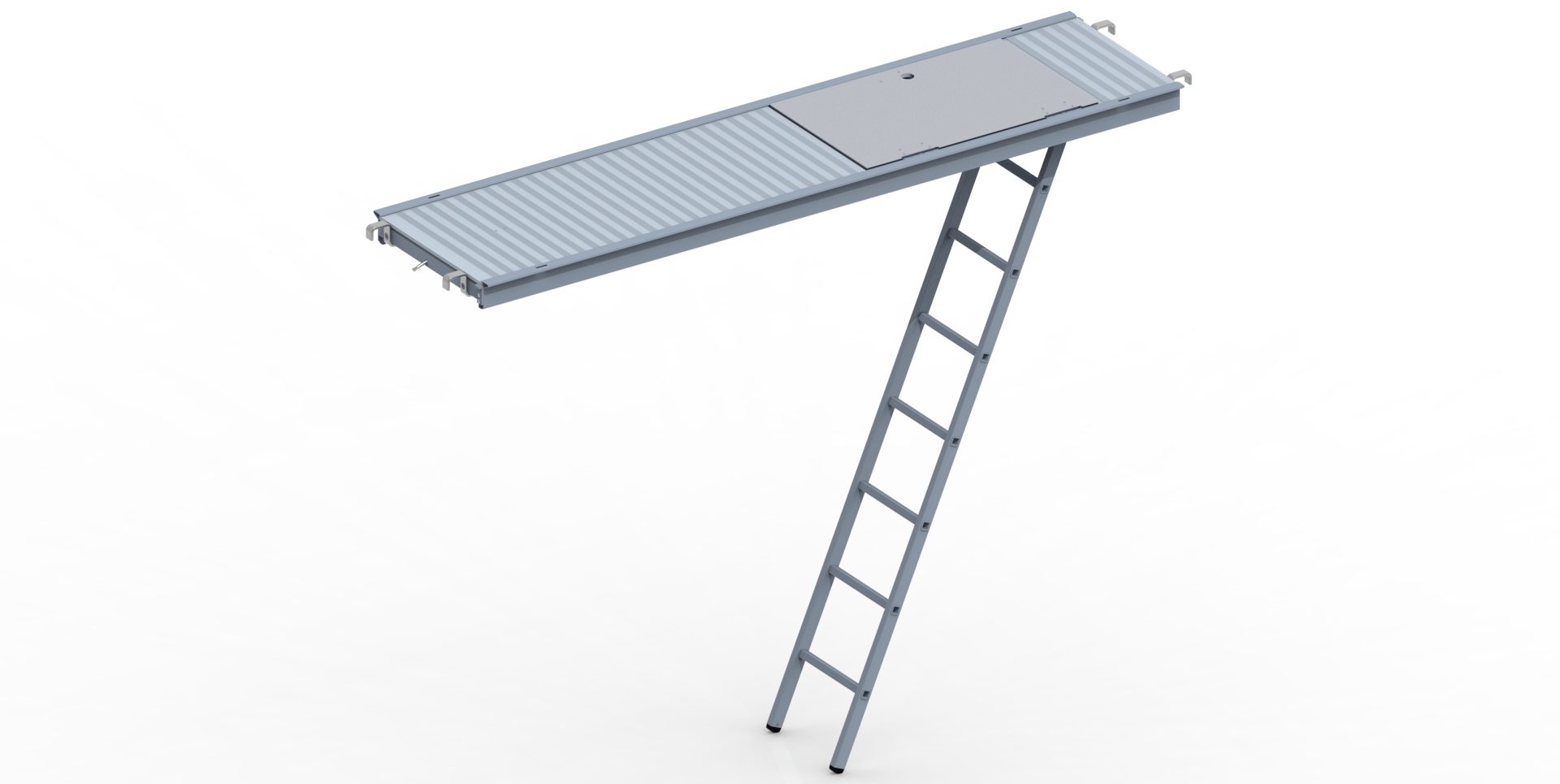 PLANCHER ALU TRAPPE 600