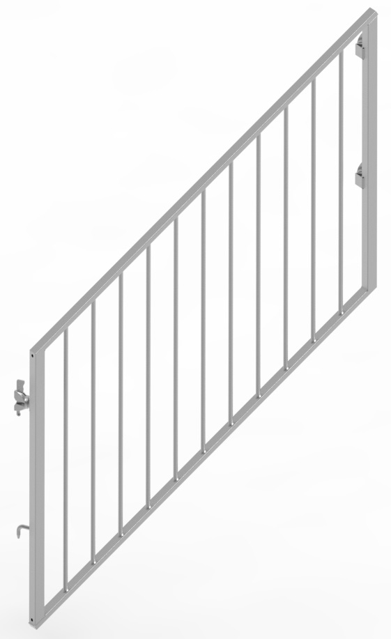 GARDE-CORPS  DE VOLÉE D'ESCALIER 6 MARCHES 