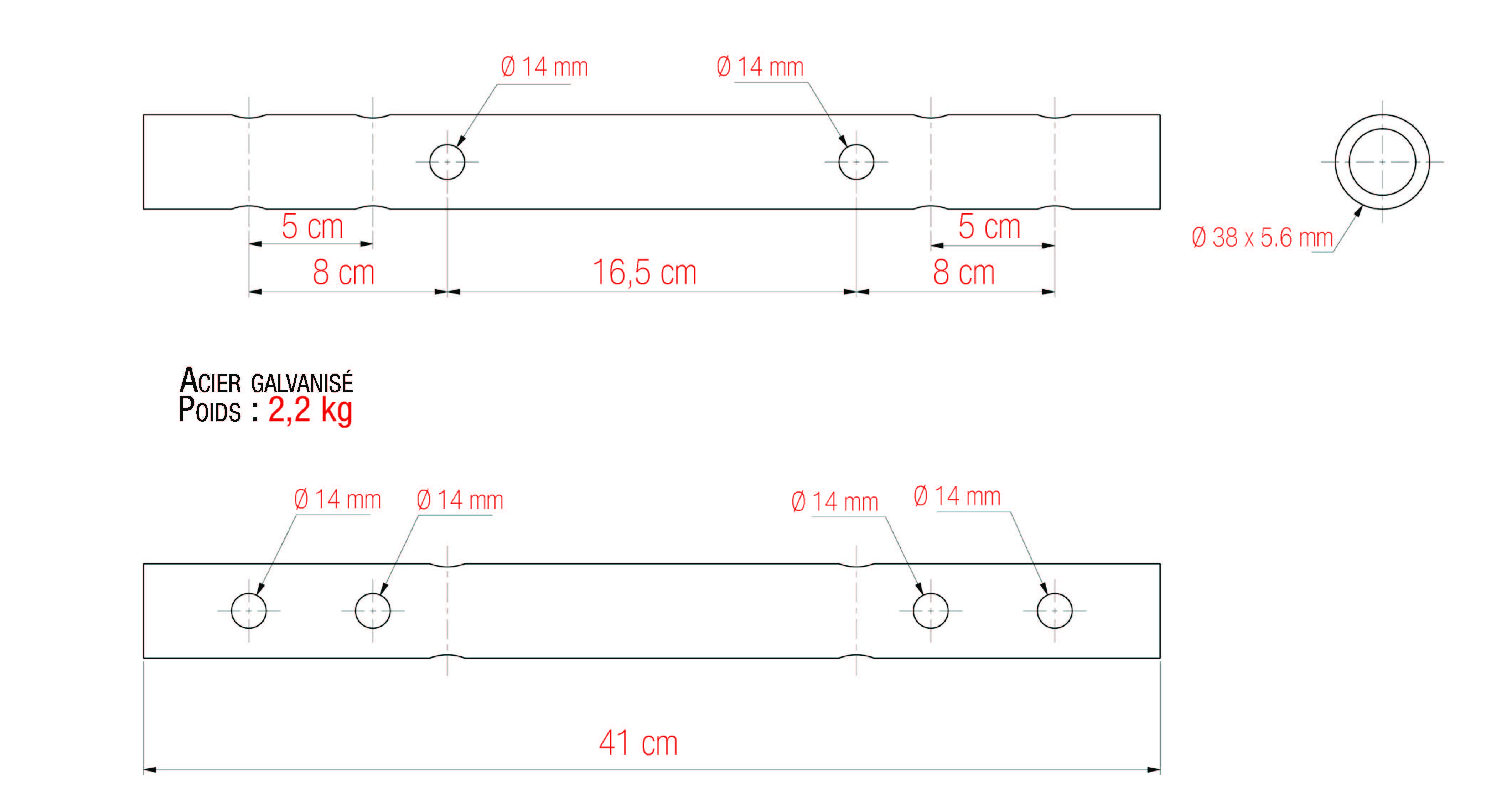 MANCHON DE JONCTION POUTRE 